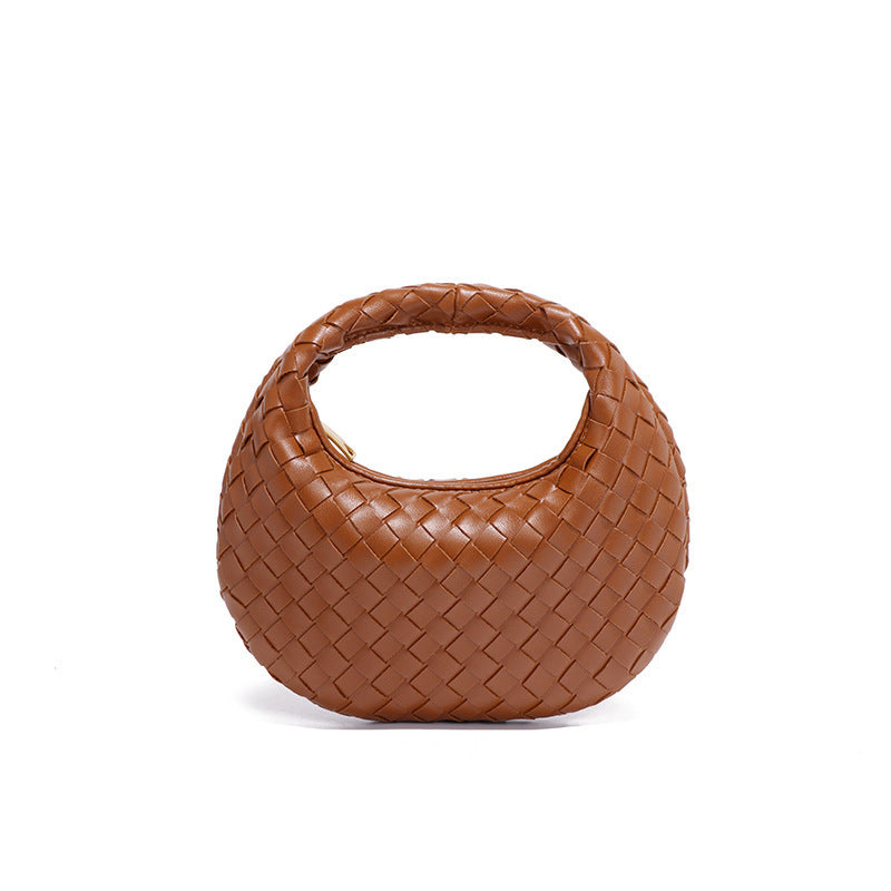 Anita - Woven Crescent Bag