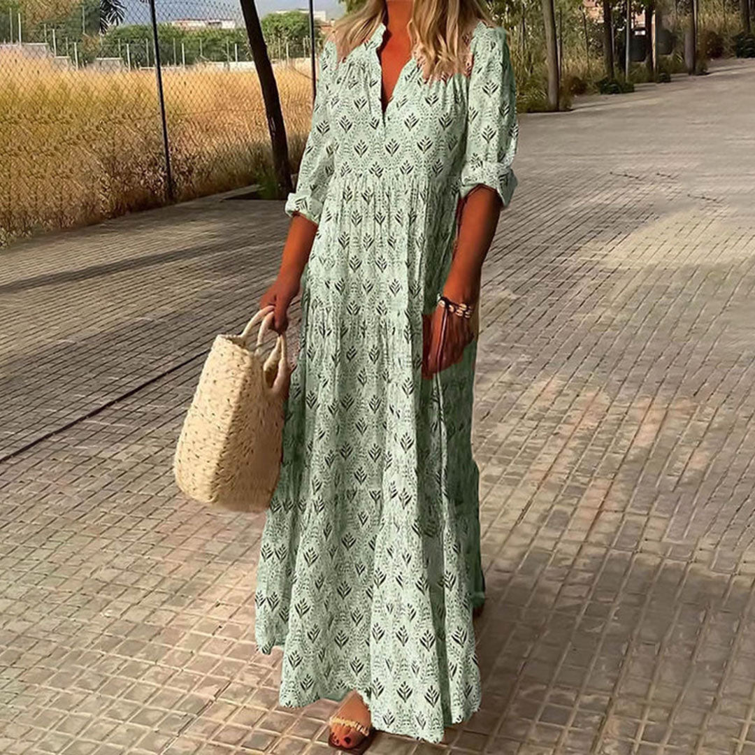 Sage - Free-Spirited Boho Dress