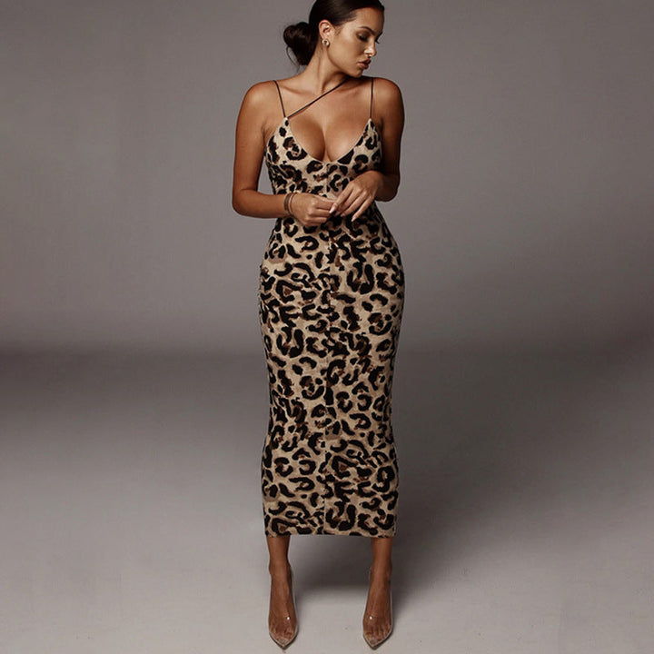 Savanna - Leopard Midi Dress