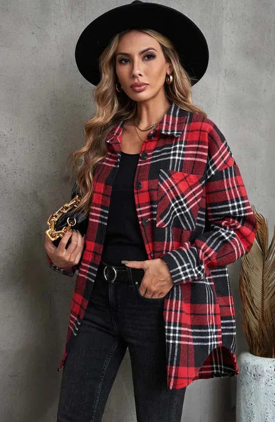 Louise - Plaid Chic Blazer