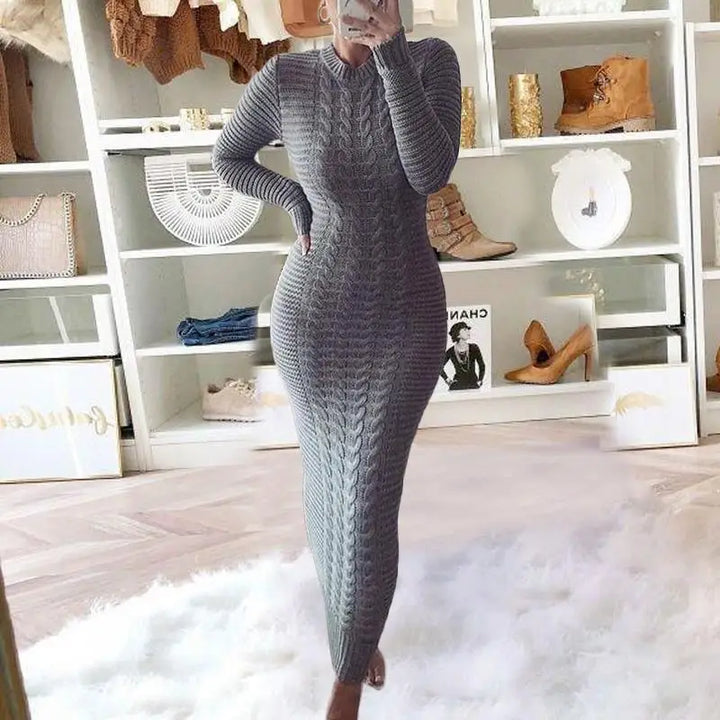 Ciara - Maxi Sweater Dress