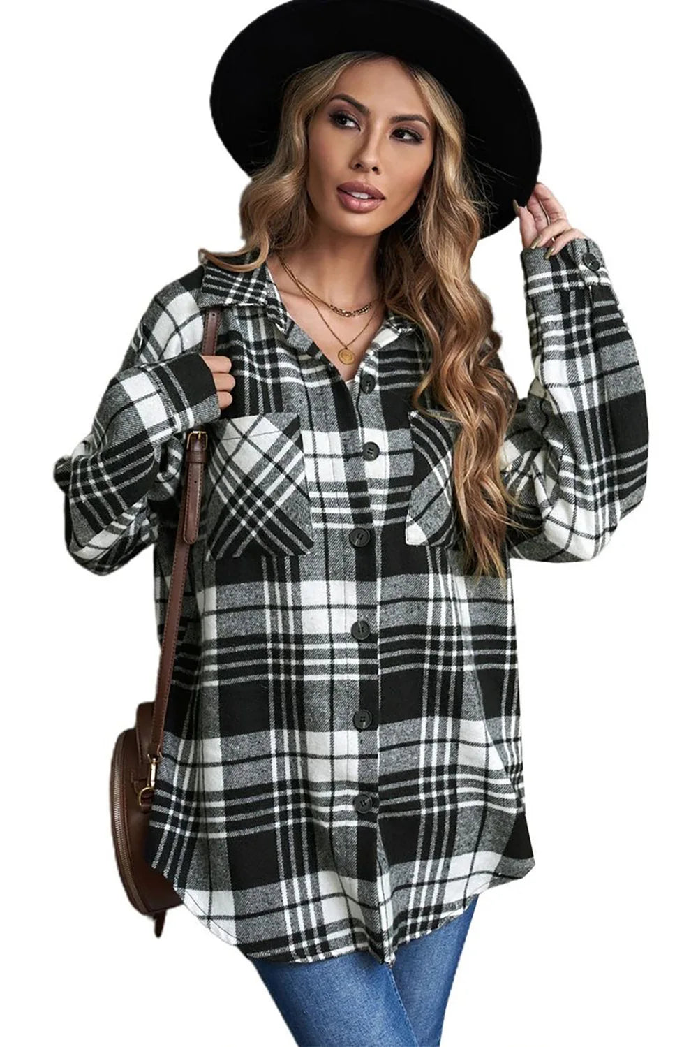 Louise - Plaid Chic Blazer