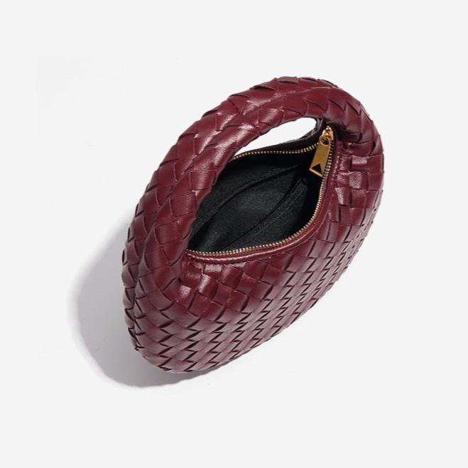 Anita - Woven Crescent Bag