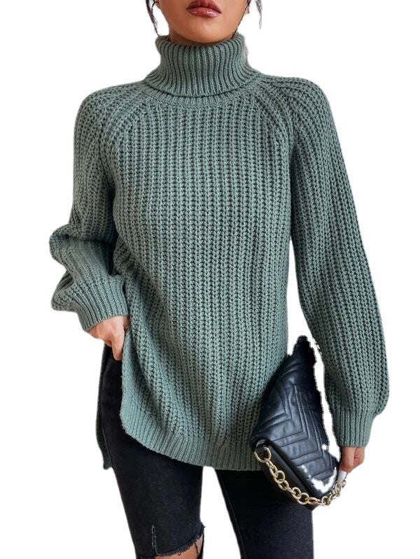 Zara - Cozy Cotton Turtleneck Sweater