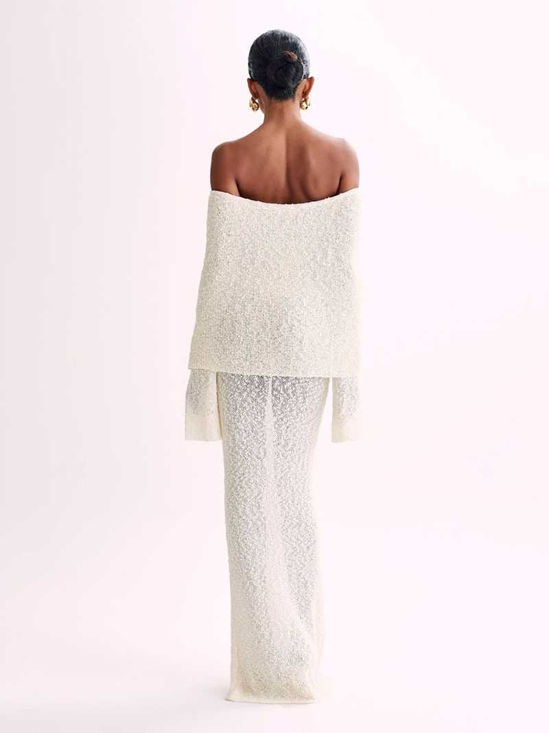 Aria - Ribbed Bouclé Dress