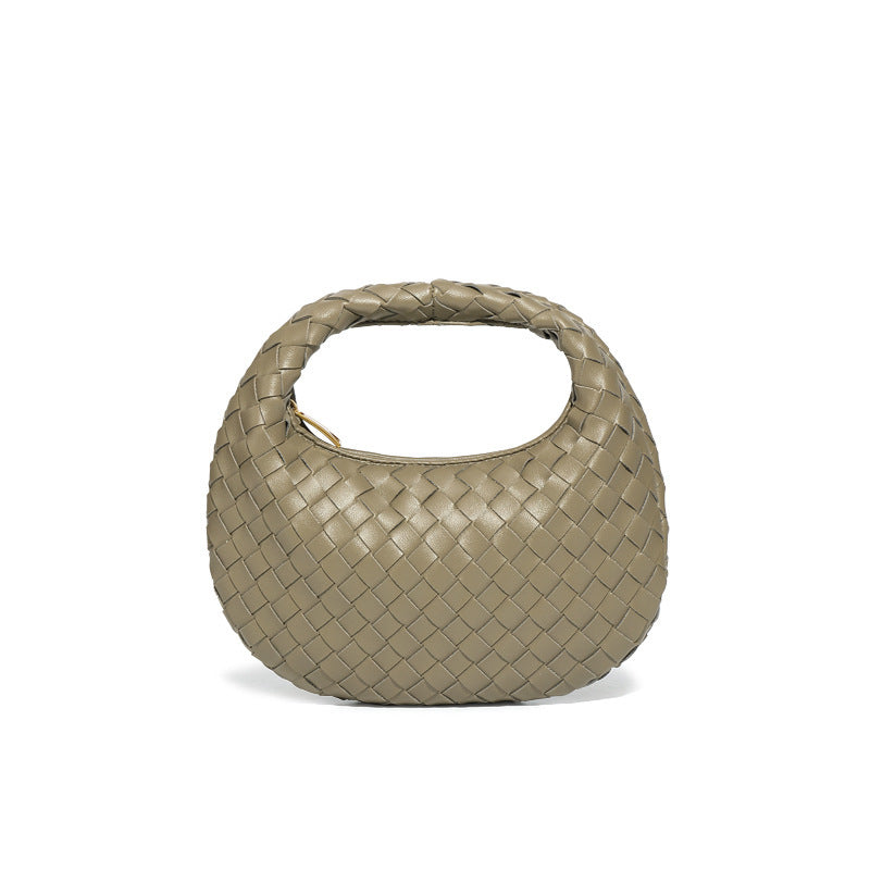 Anita - Woven Crescent Bag