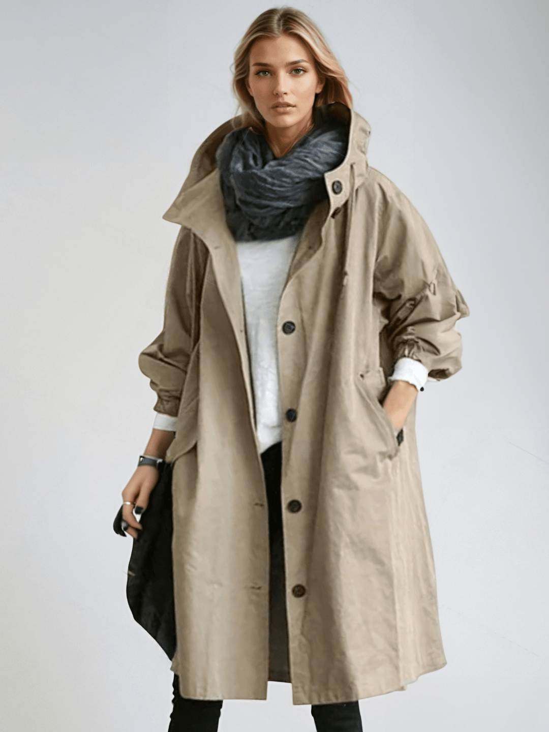 Fleur - Water Repellent Trench Coat